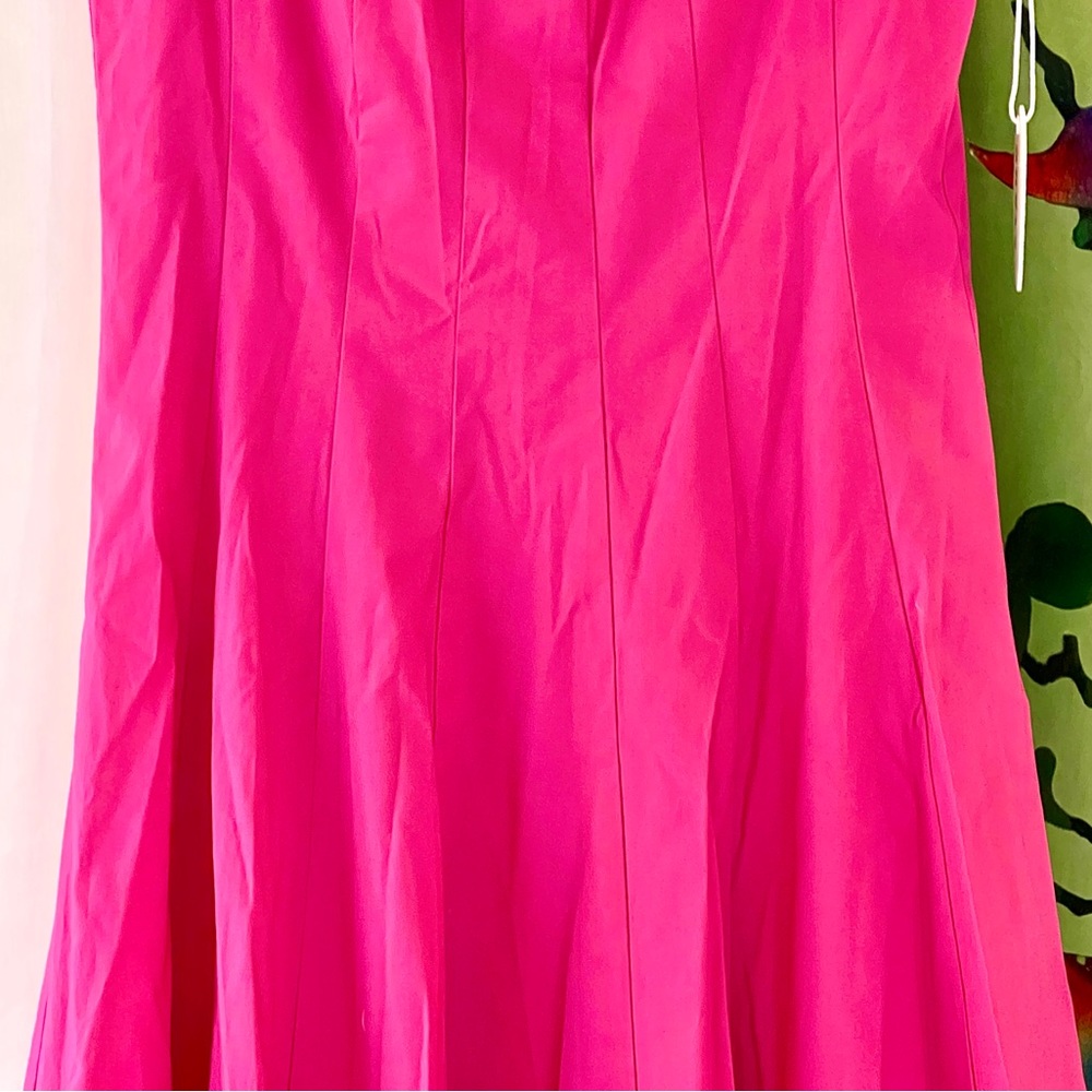 🌺🎉HP🎉🌺 NWT Staud Wells Midi Dress Peony - Picture 11 of 16